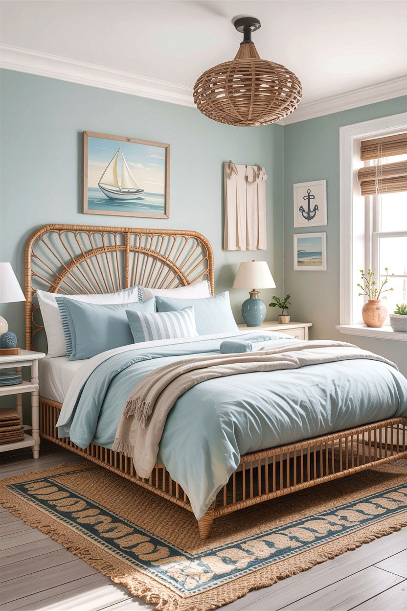 Coastal Bedroom - 30 bedroom update ideas
