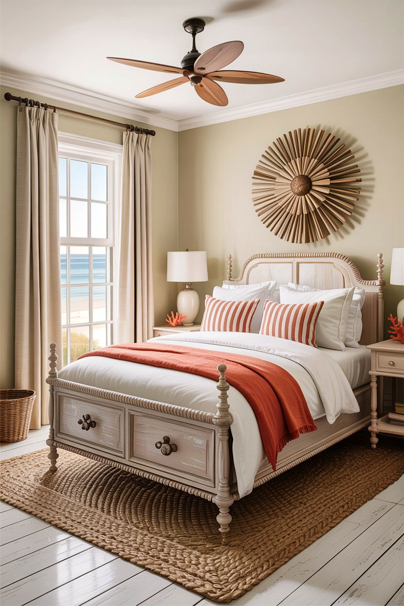Coastal Beige Bedroom - 30 warm beige bedroom ideas