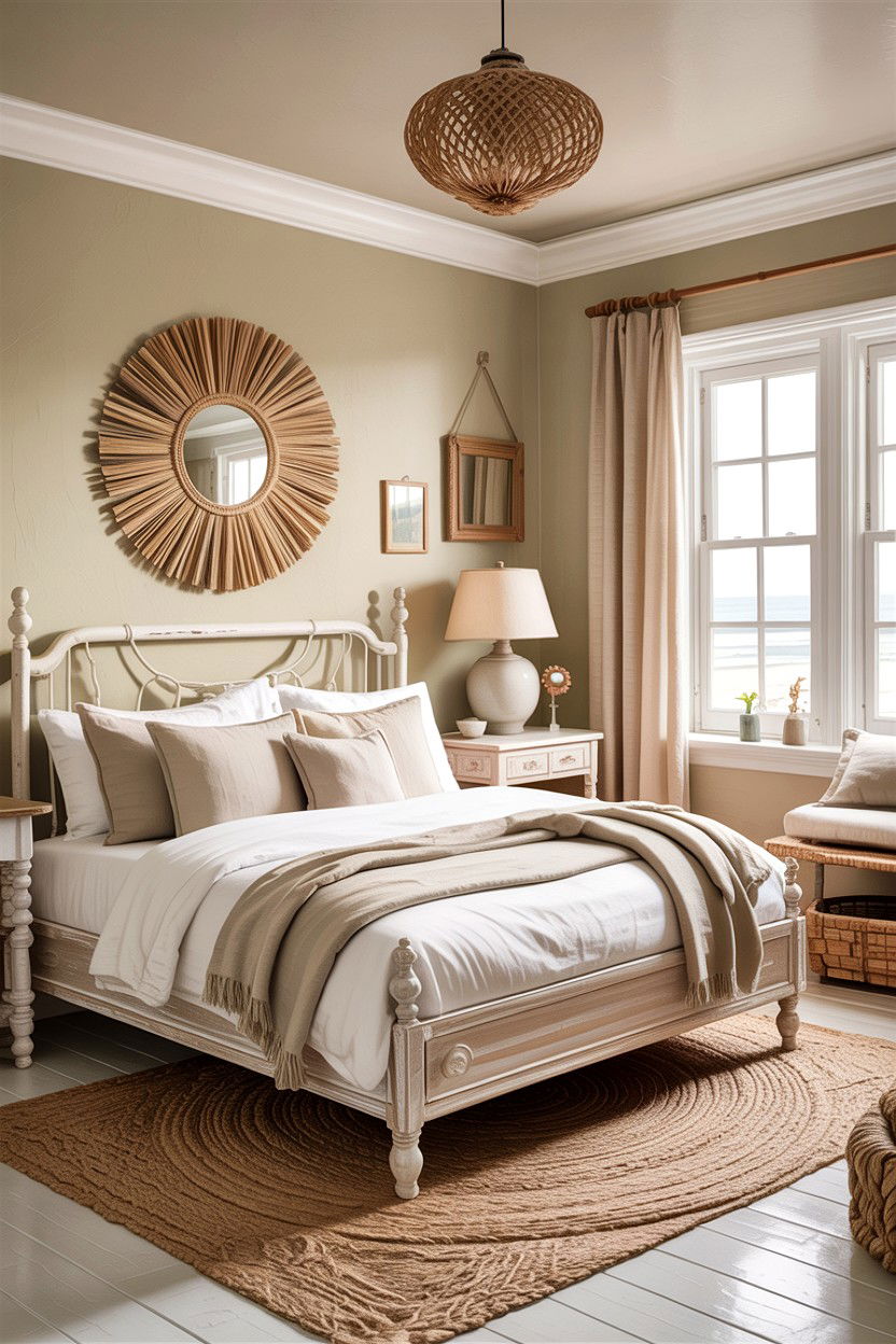Coastal Beige Bedroom - 30 all beige bedroom ideas
