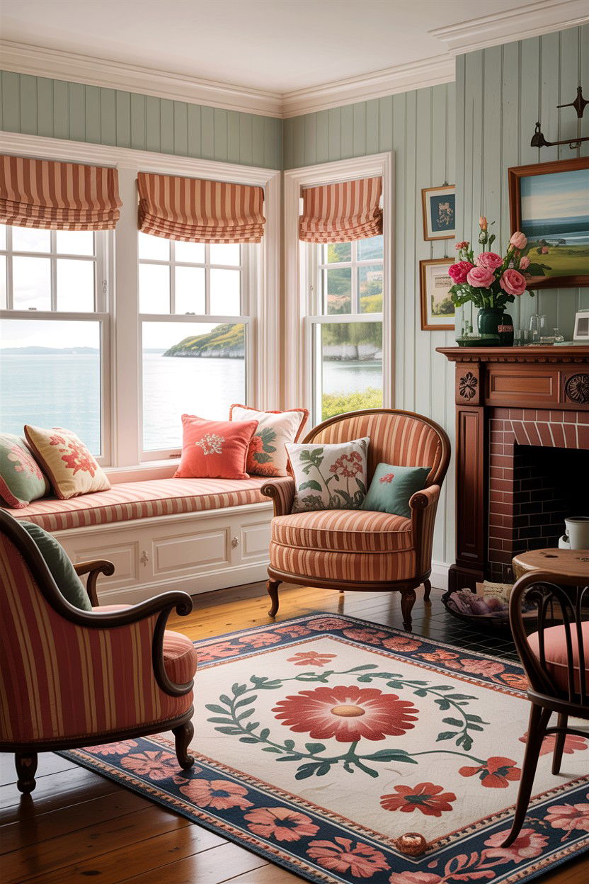 Coastal Cottage Living Room - 30 beach house living room ideas