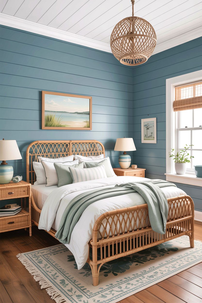 Coastal Farmhouse Look - 30 fixer upper bedroom ideas