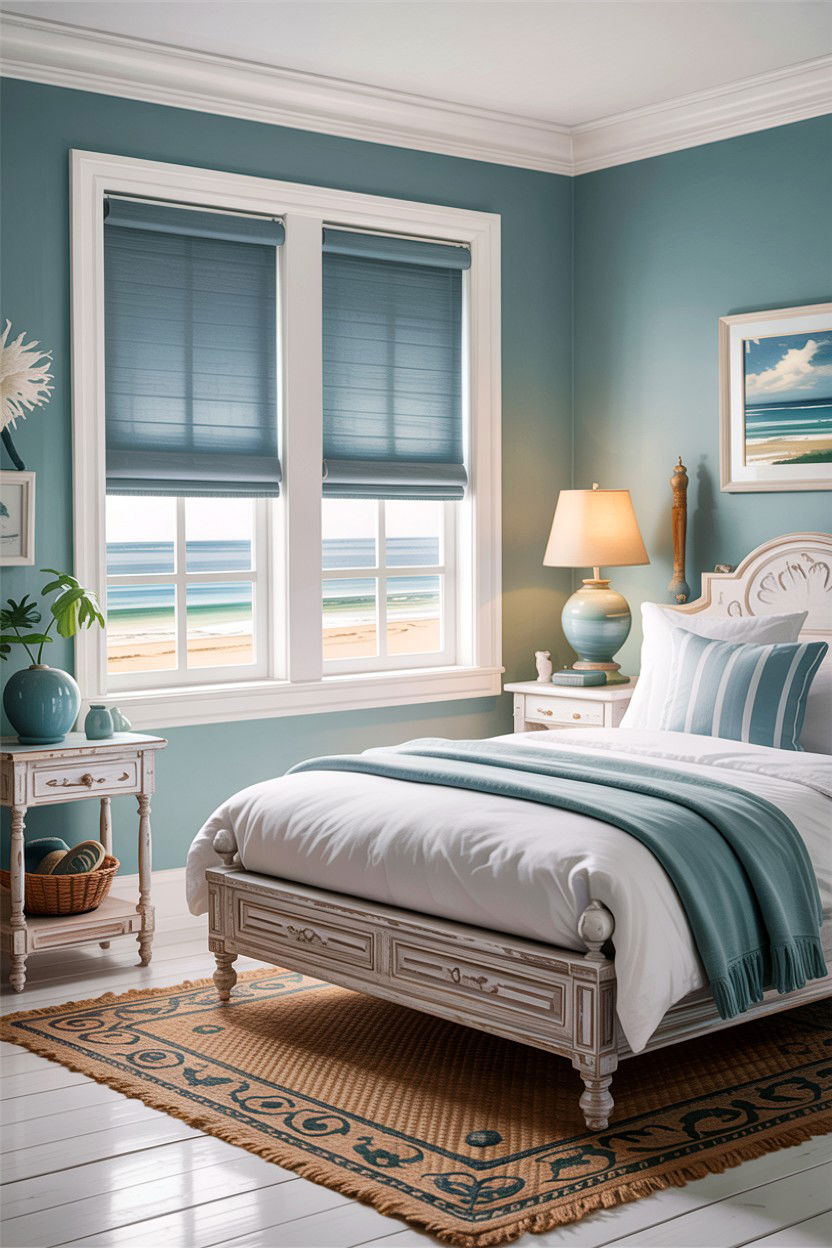 Coastal Roller Blinds - 30 bedroom roller blinds