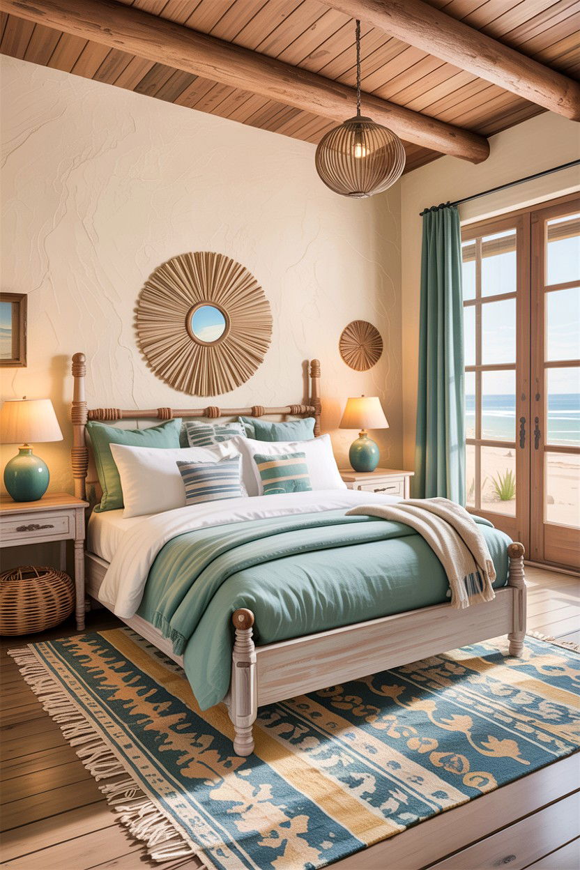 Coastal Southwestern Bedroom - 30 Southwestern bedroom ideas