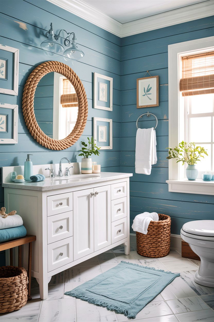 Coastal Style Bathroom - 30 jaw-dropping bathroom ideas