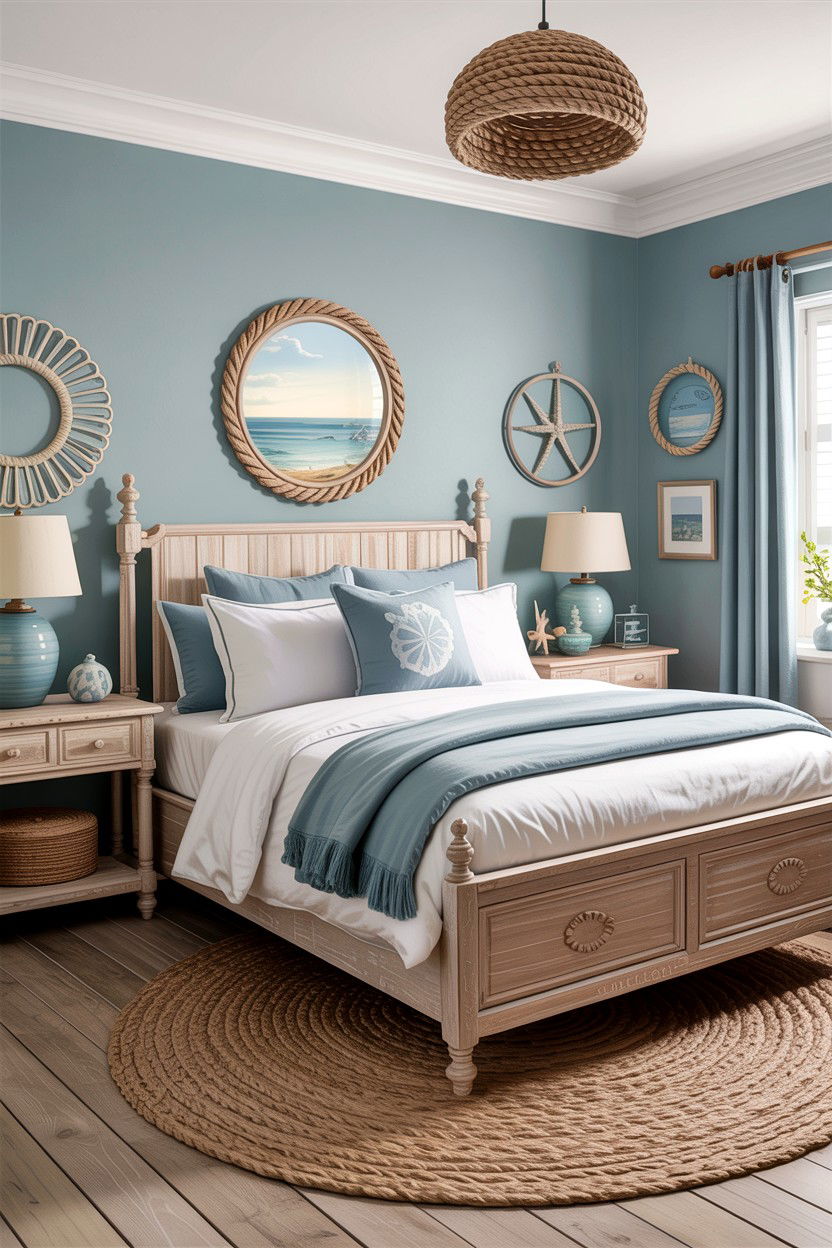 Coastal Themed Bedroom - 30 bedroom inspiration ideas