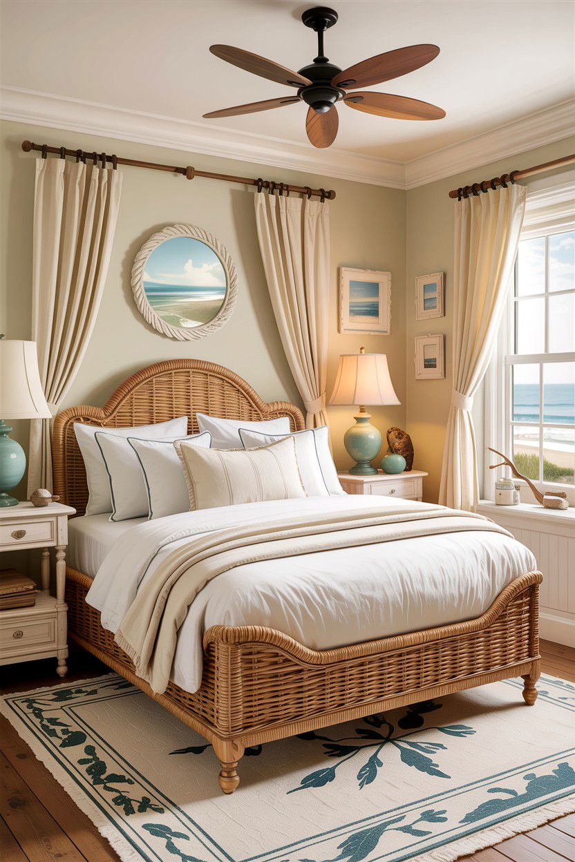 Coastal Traditional Cream Bedroom - 30 traditional cream bedroom ideas