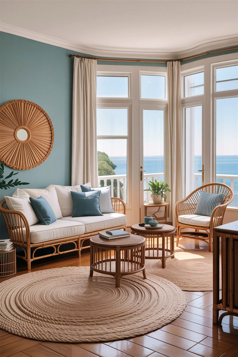 Coastal apartment living room - 30 apartment living room ideas