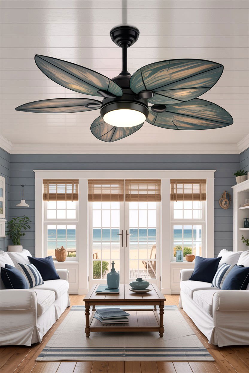 Coastal ceiling fan - 30 living room fans