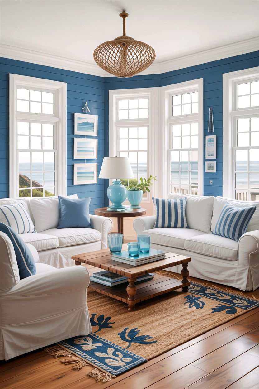 Coastal living room - 30 gender neutral living room ideas