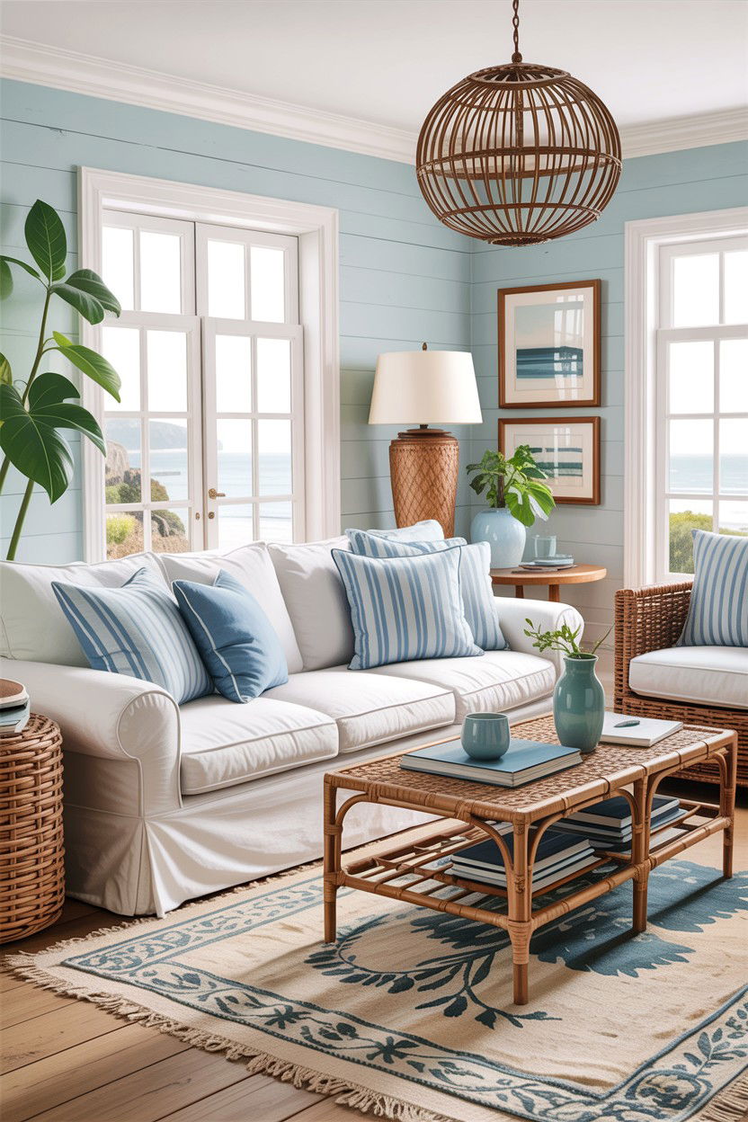 Coastal living room - 30 instant living room ideas