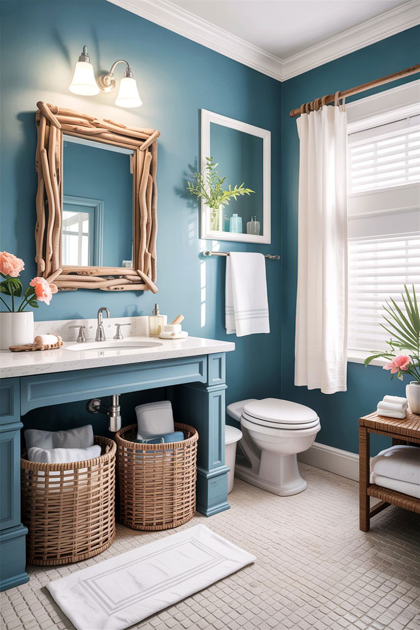 Coastal style bathroom - 30 bathroom design ideas