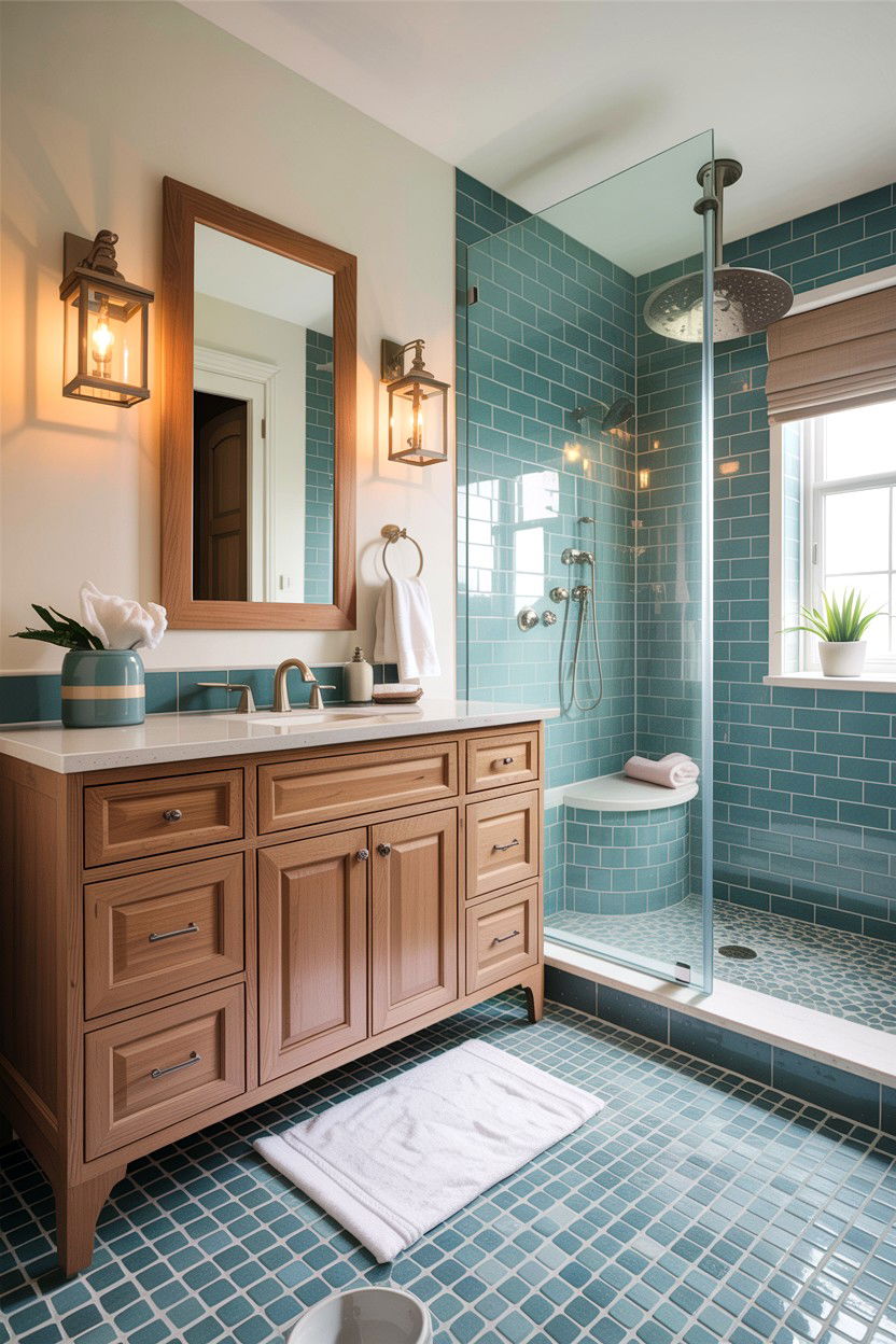 Coastal style decor - 30 Jack and Jill bathroom ideas