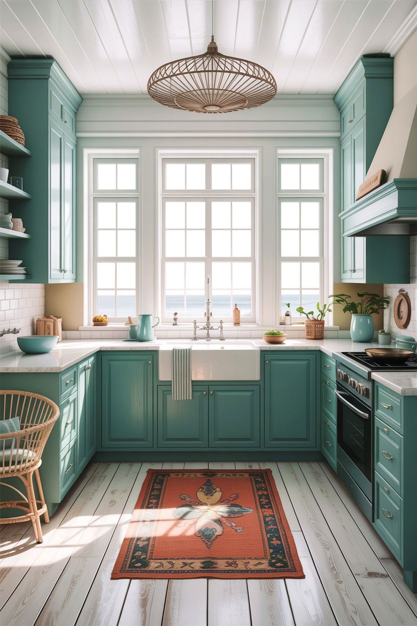 30 Teal Kitchen Design Ideas for a Vibrant Cooking Hub
