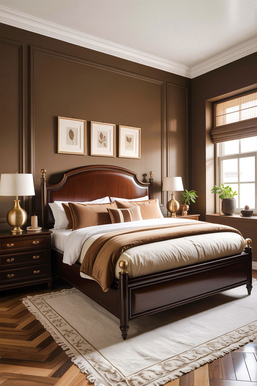 Coffee Color Bedroom - 30 warm brown bedroom ideas