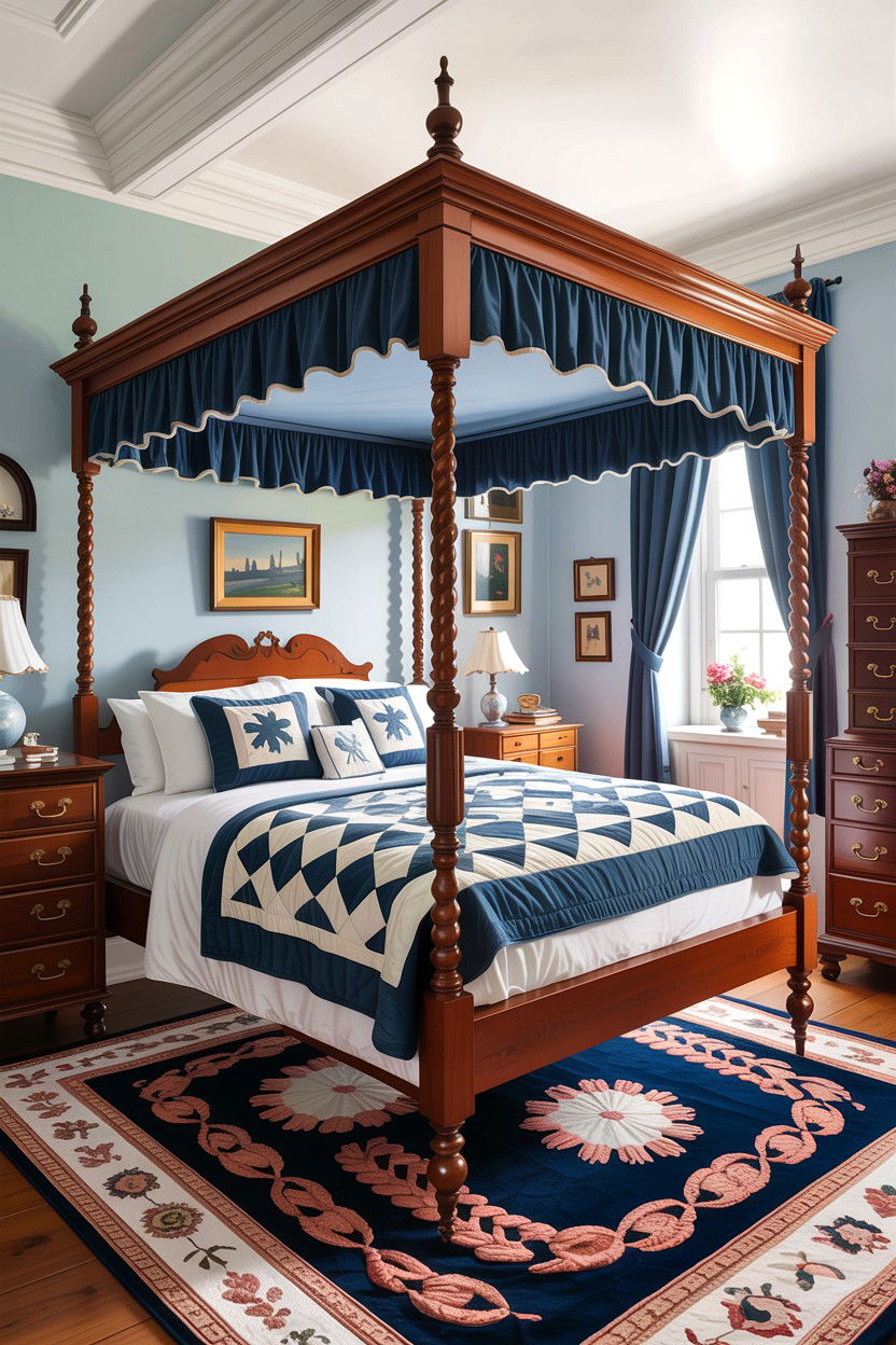 Colonial Revival Bedroom - 30 antique bedroom ideas