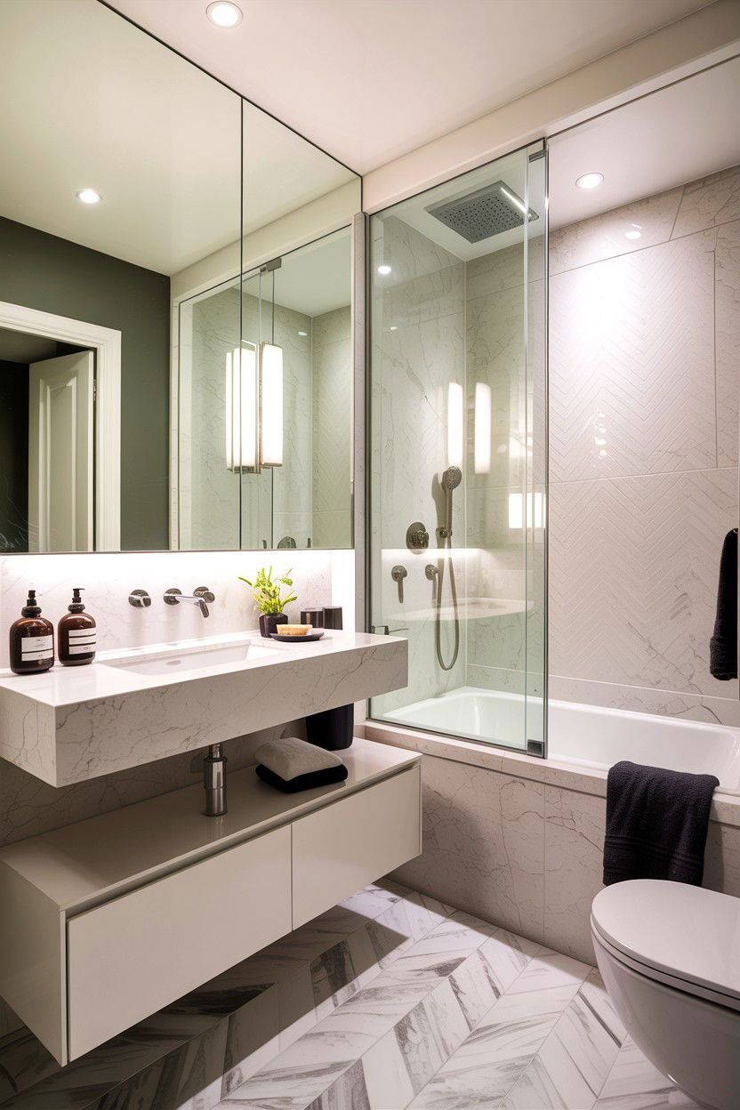 Compact Apartment Hampton Bath - 30 Hampton bathroom ideas