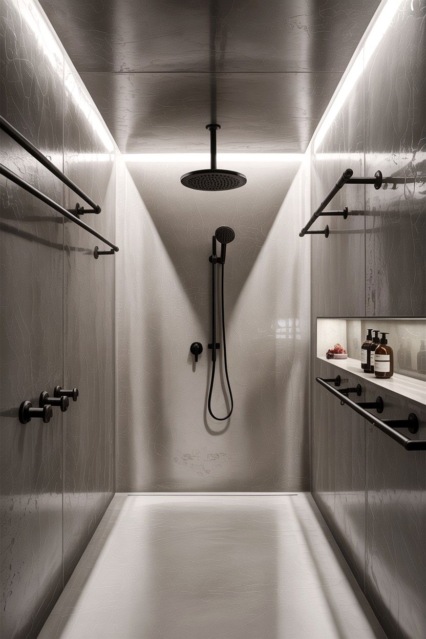 Concrete Bathroom Ceiling - 30 bathroom ceiling statement ideas