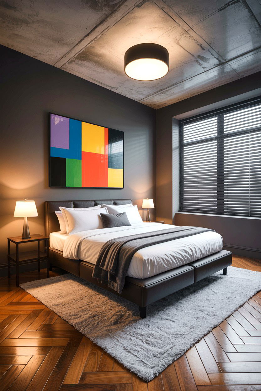 Concrete Ceiling - 30 bedroom ceiling designs