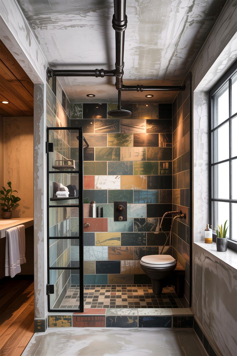 Concrete bathroom ceiling - 30 bathroom ceiling ideas