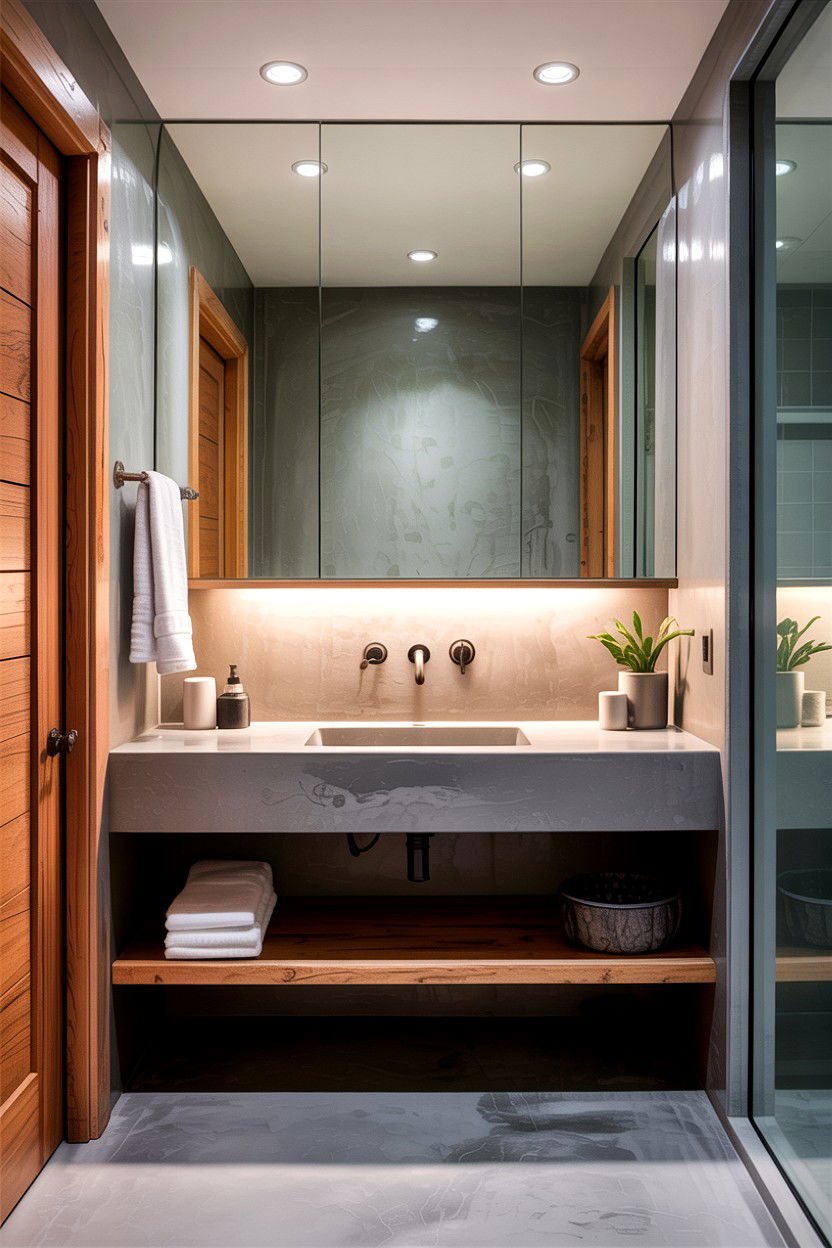 Concrete bathroom - 30 amazing bathroom ideas