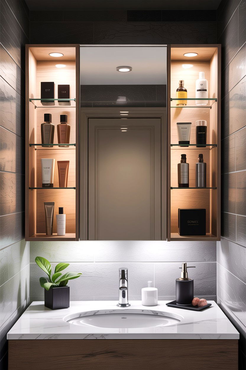 Condo bathroom medicine cabinet - 30 condo bathroom ideas