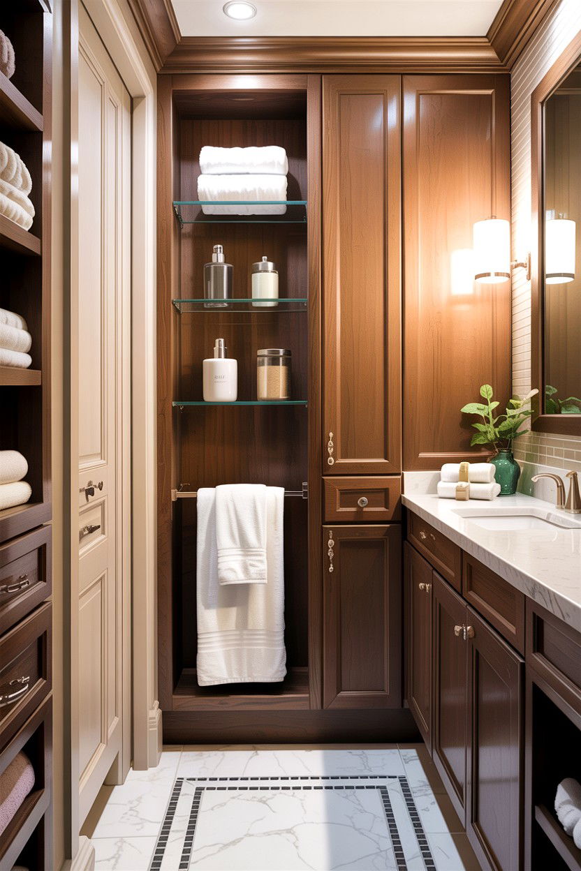 Condo bathroom storage cabinet - 30 condo bathroom ideas