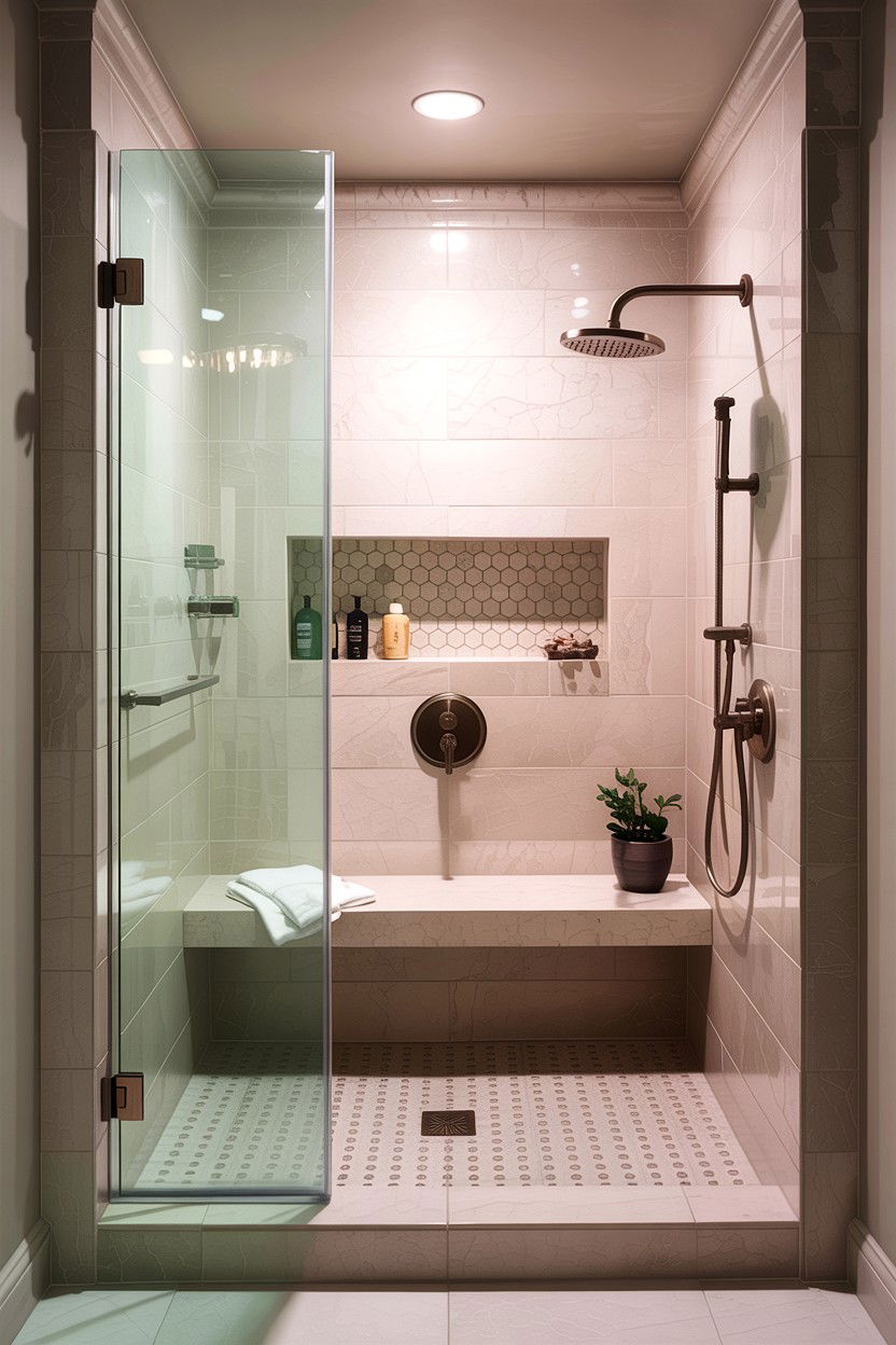 Condo bathroom walk in shower - 30 condo bathroom ideas