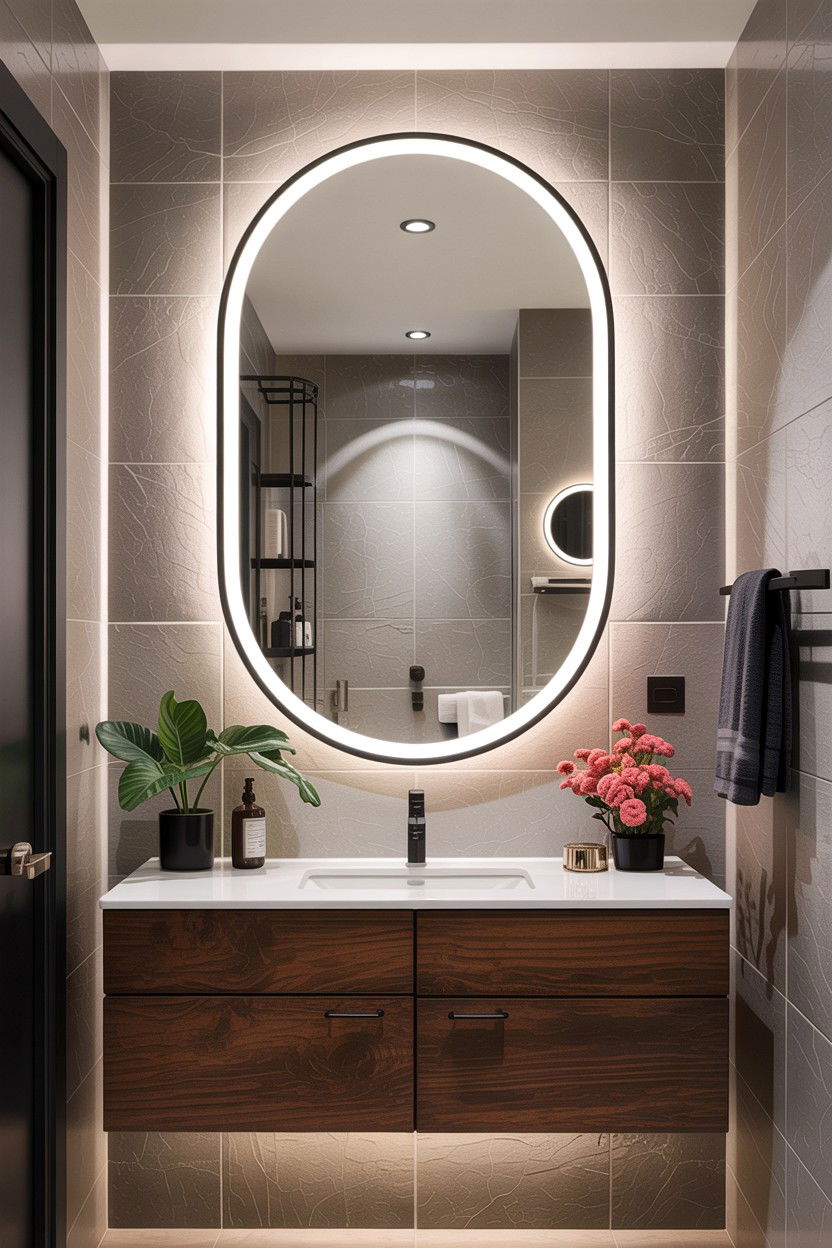 Condo bathroom wall mirror - 30 condo bathroom ideas