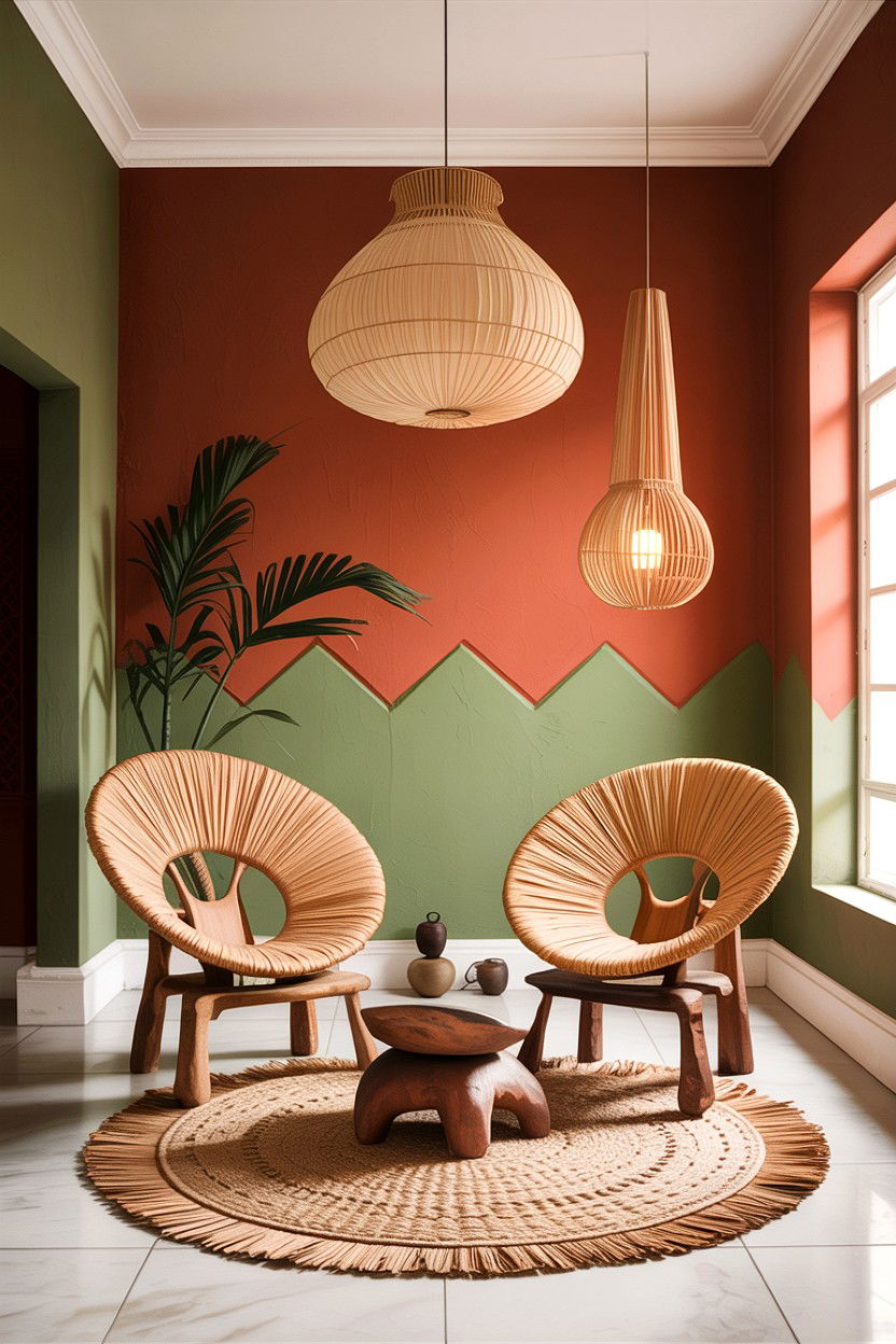 Contemporary African Living Room - 30 African living room ideas