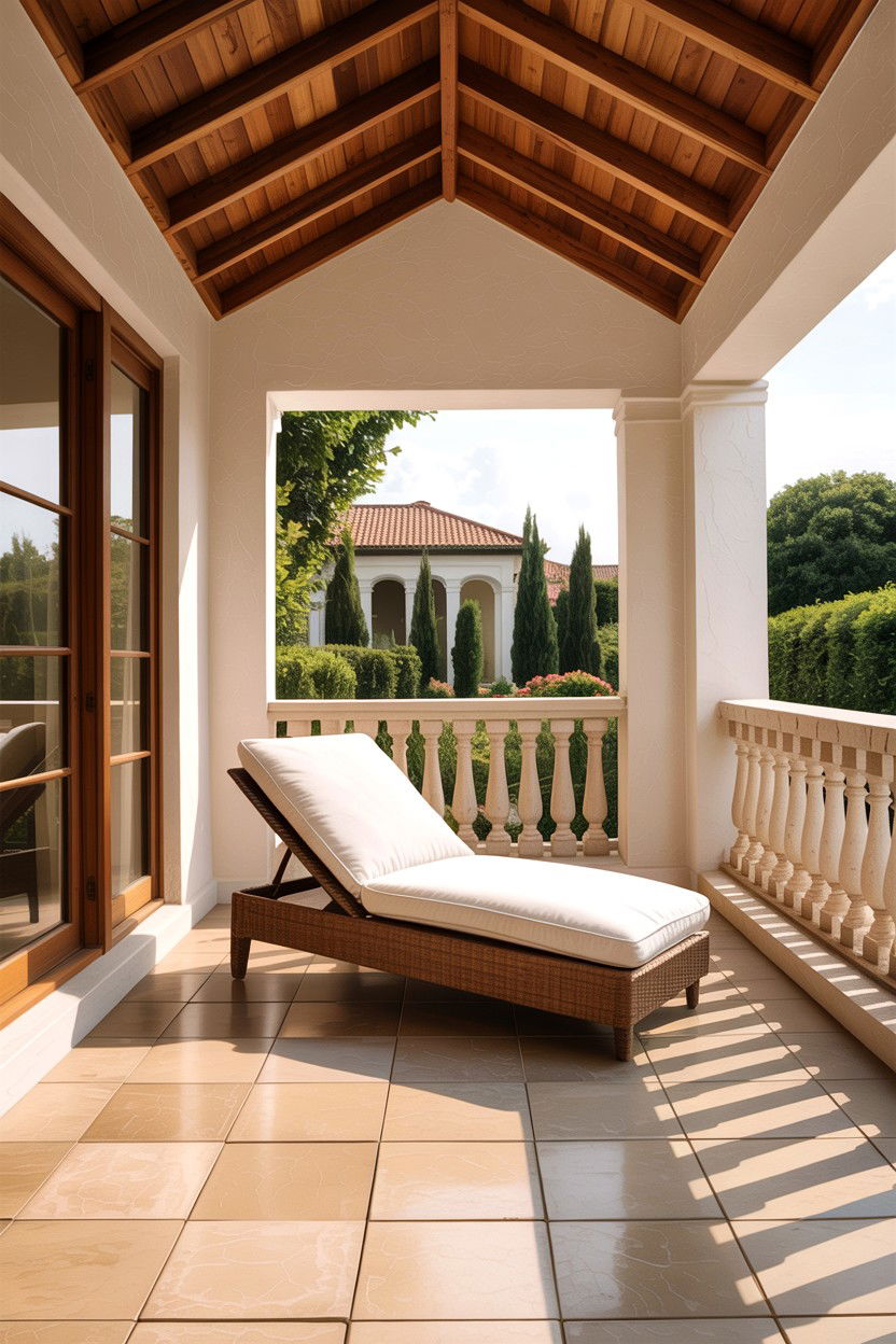 Contemporary Bedroom Veranda - 30 bedroom with terrace ideas