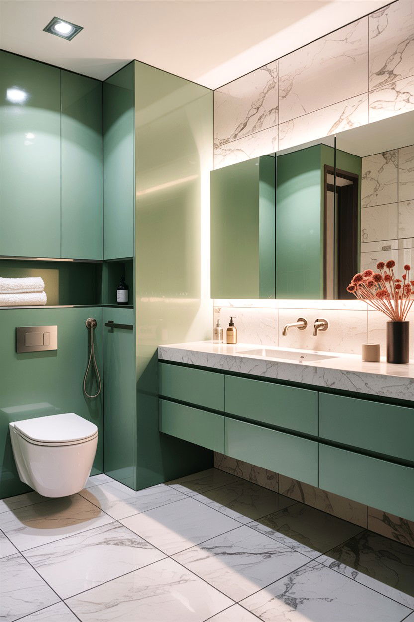 Contemporary Guest Bathroom - 30 guest bath decor ideas