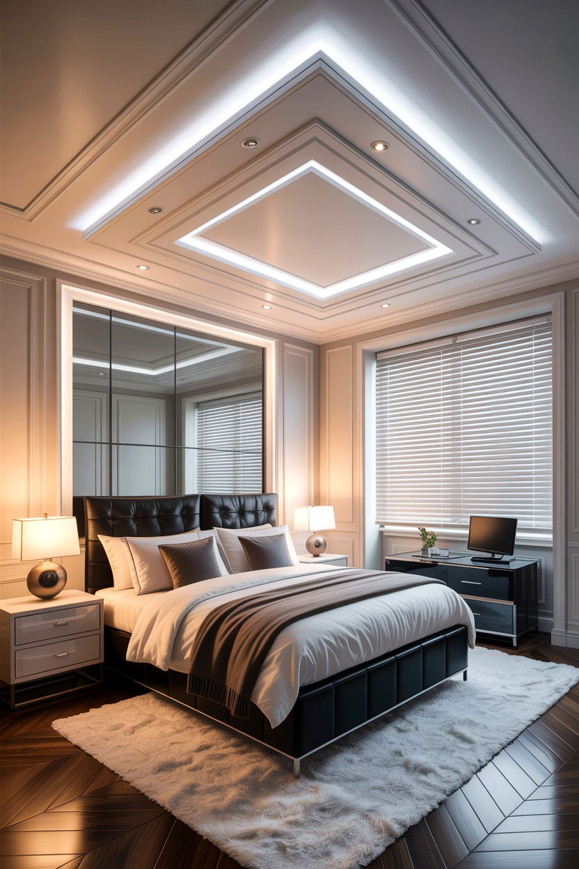 30 Elegant Bedroom Coffered Ceiling Designs for Luxury