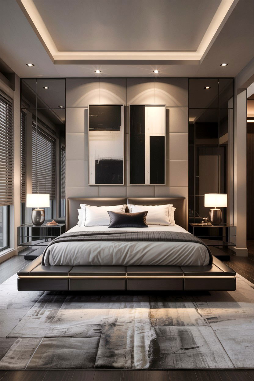 Contemporary Master Bedroom - 30 easy bedroom ideas