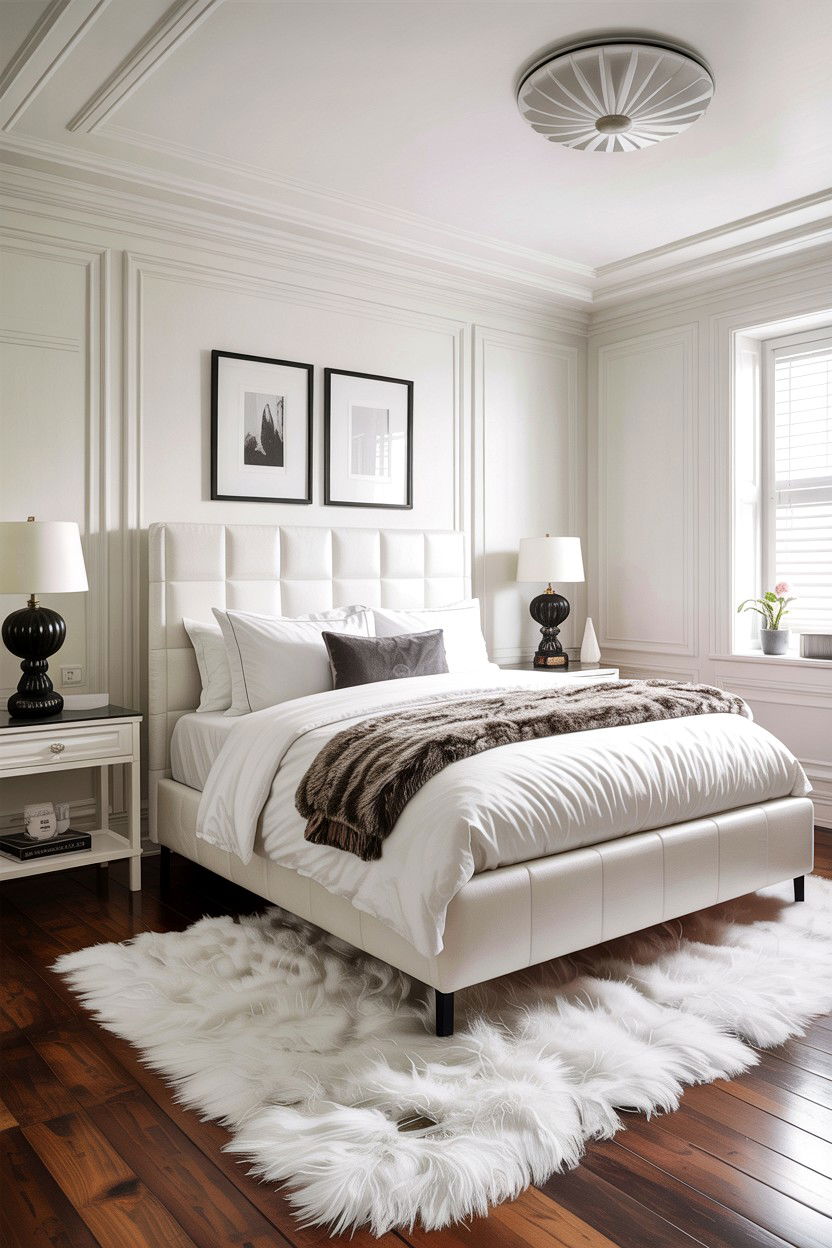 Contemporary White Bedroom - 30 condo bedroom ideas