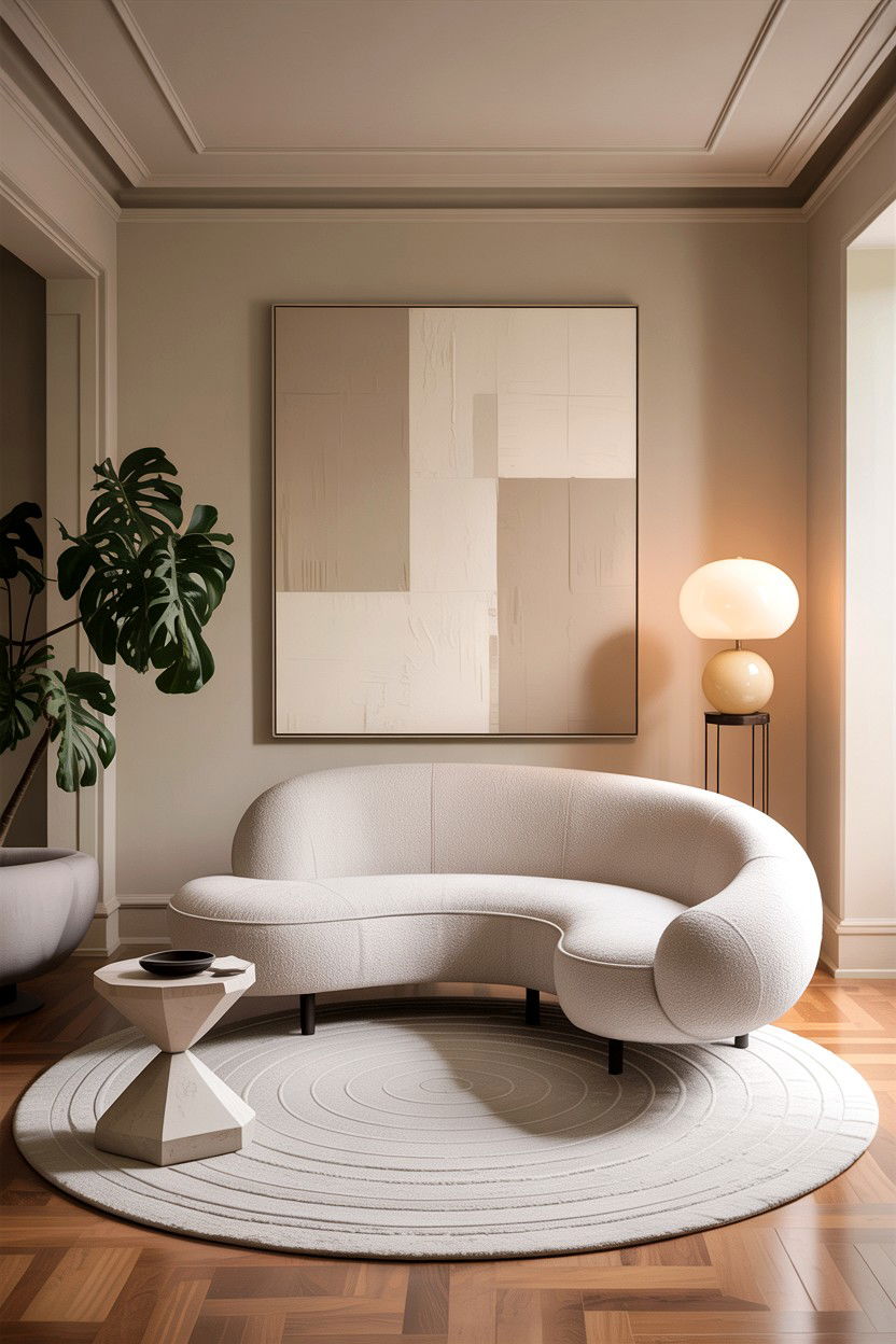 Contemporary beige living room - 30 warm beige living room ideas