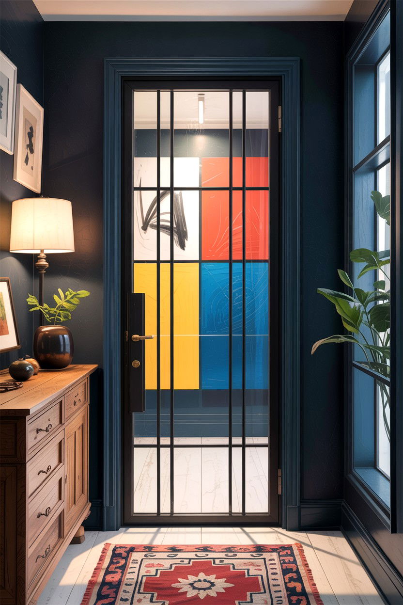 Contemporary glass door - 30 living room glass doors