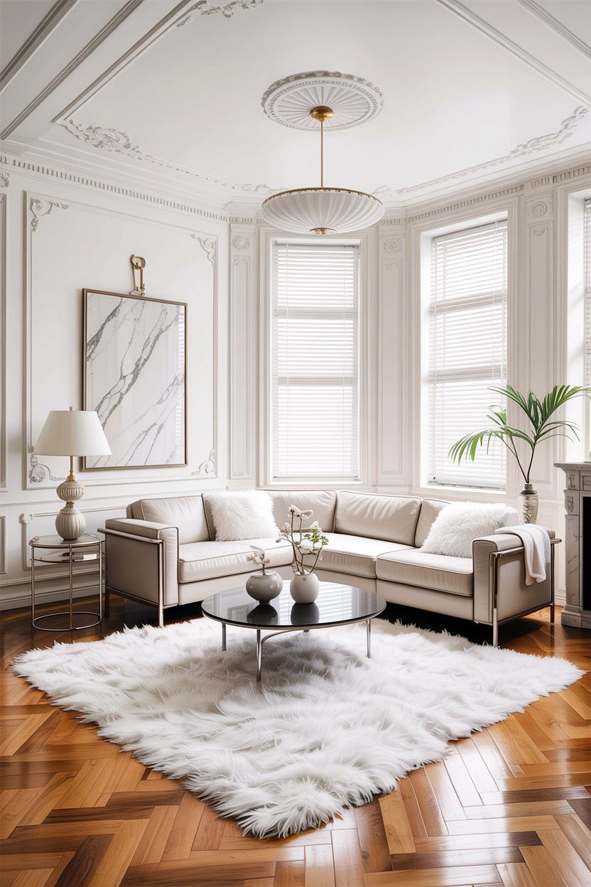 Cool white living room - 30 cool toned living room ideas