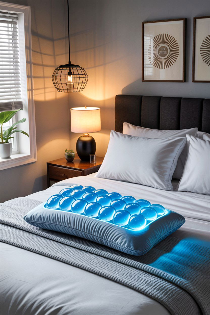 Cooling Pillow - 30 bedroom temperature control ideas