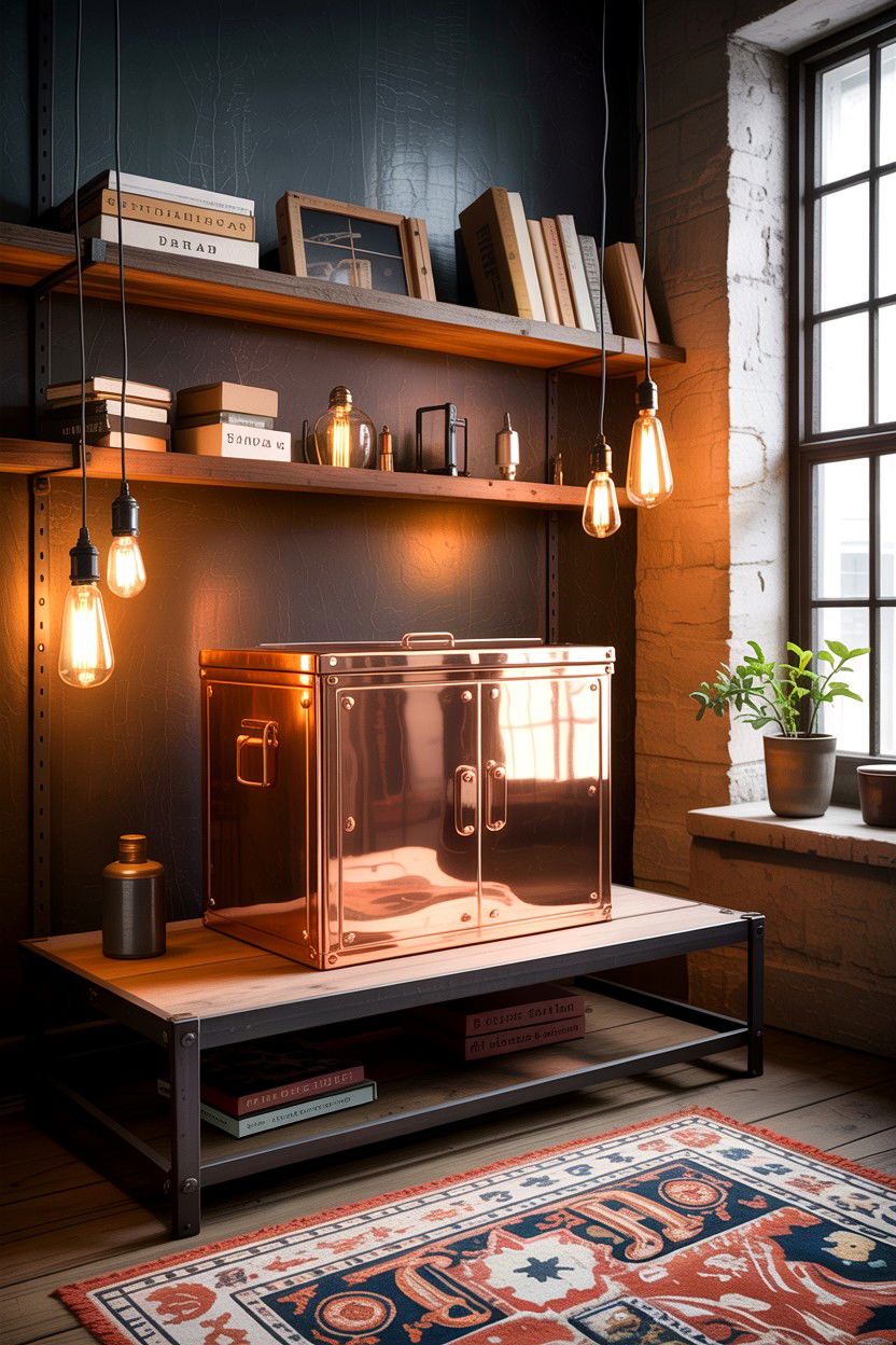 Copper Metal Box - 30 living room decorative boxes