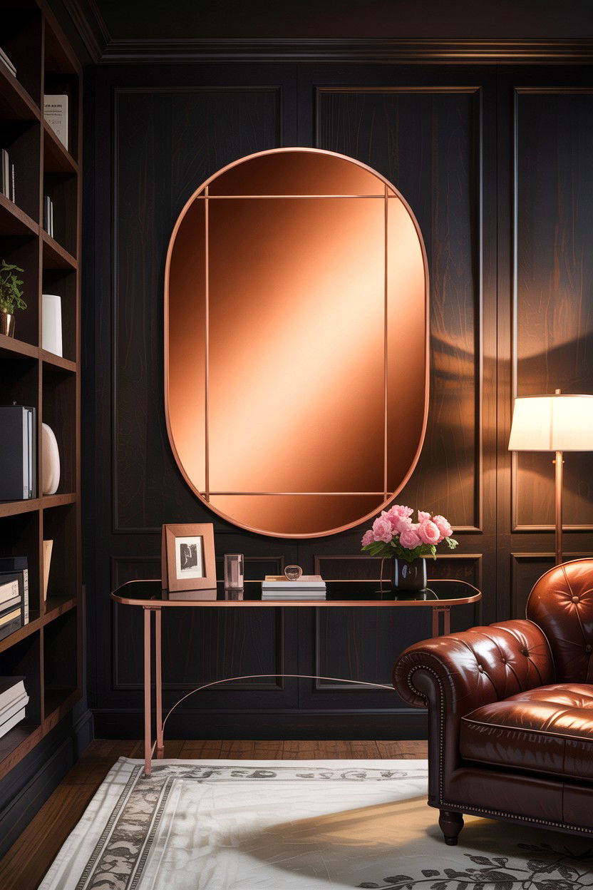 Copper Tinted Mirror - 30 bedroom full length mirrors
