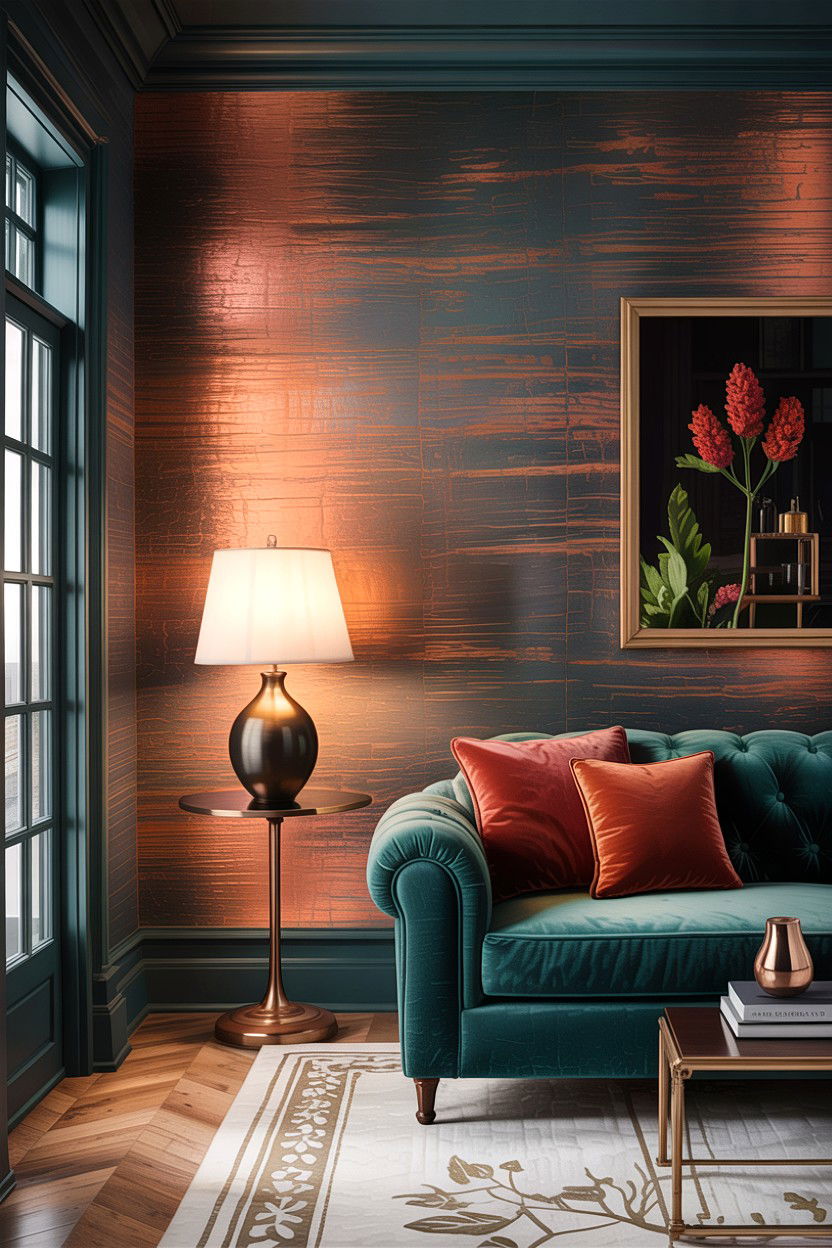 30 Living Room Grasscloth Wallpapers for Texture & Depth
