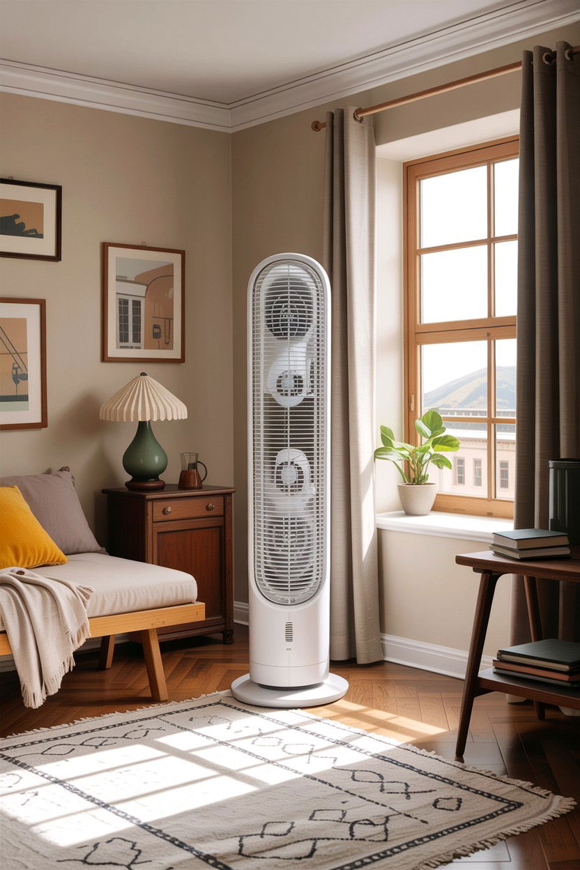 Cordless Tower Fan - 30 bedroom tower fans