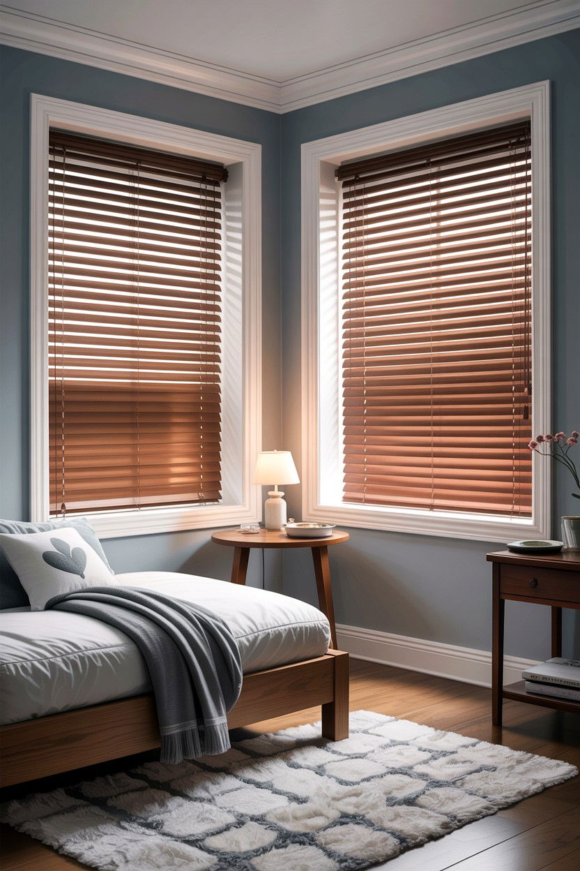 Cordless Venetian Blinds - 30 bedroom venetian blinds