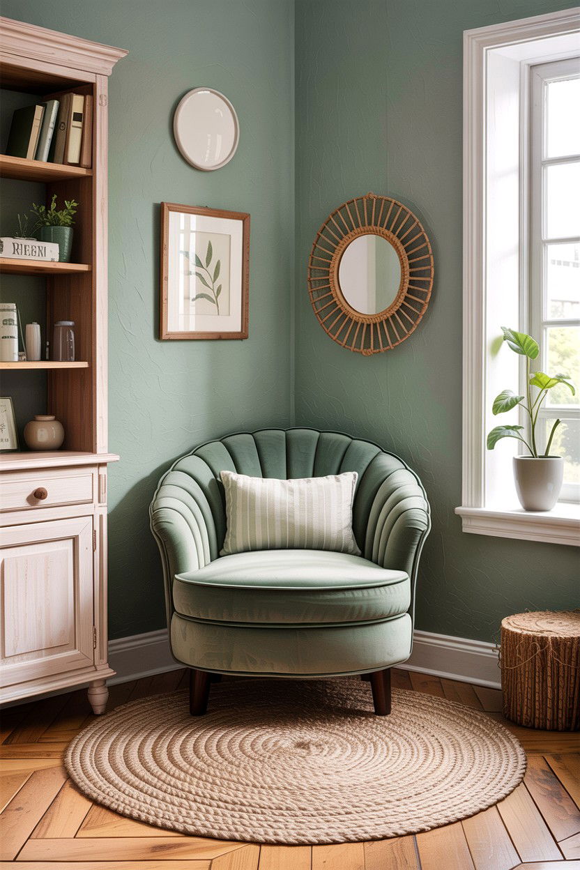 Corner Accent Chair - 30 bedroom accent chairs