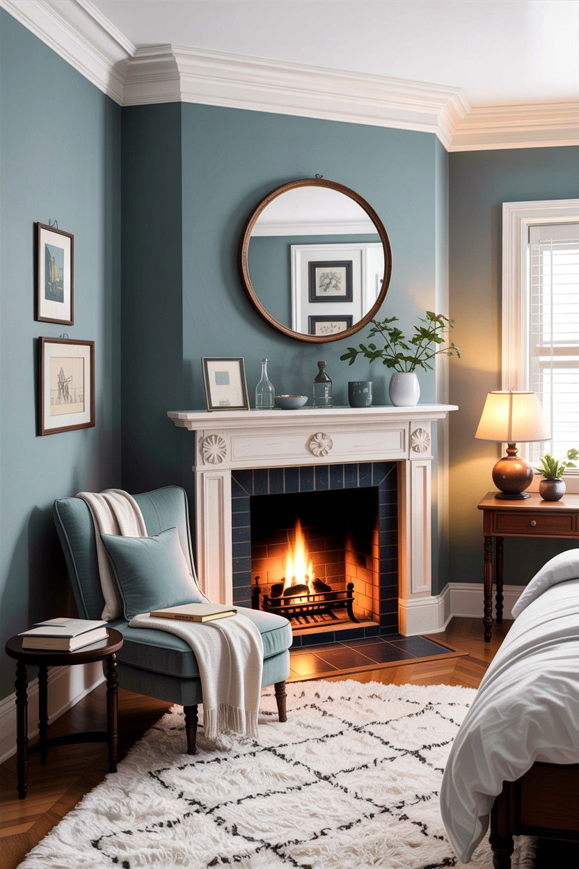 Corner Bedroom Fireplace - 30 bedroom with fireplace ideas