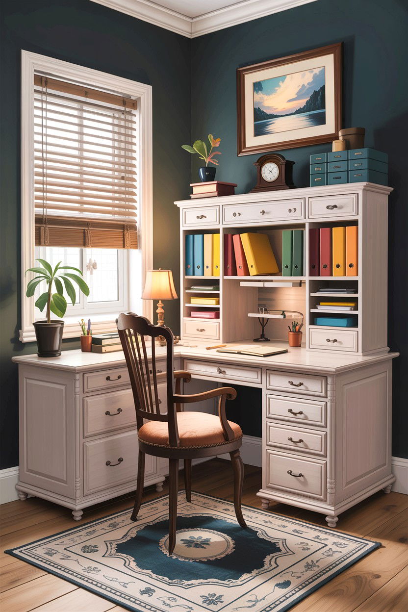 Corner Desk With Drawers - 30 bedroom corner desk ideas