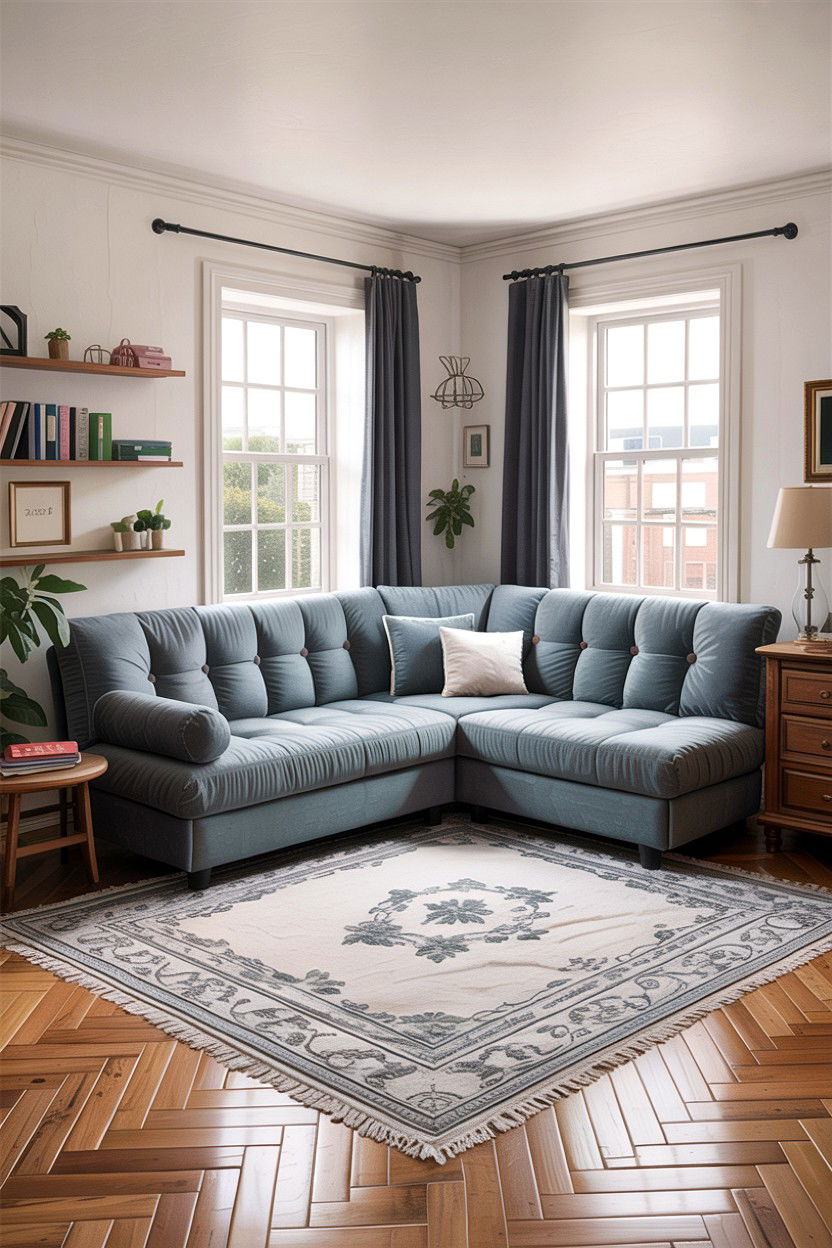 Corner Futon Sectional - 30 bedroom futon ideas