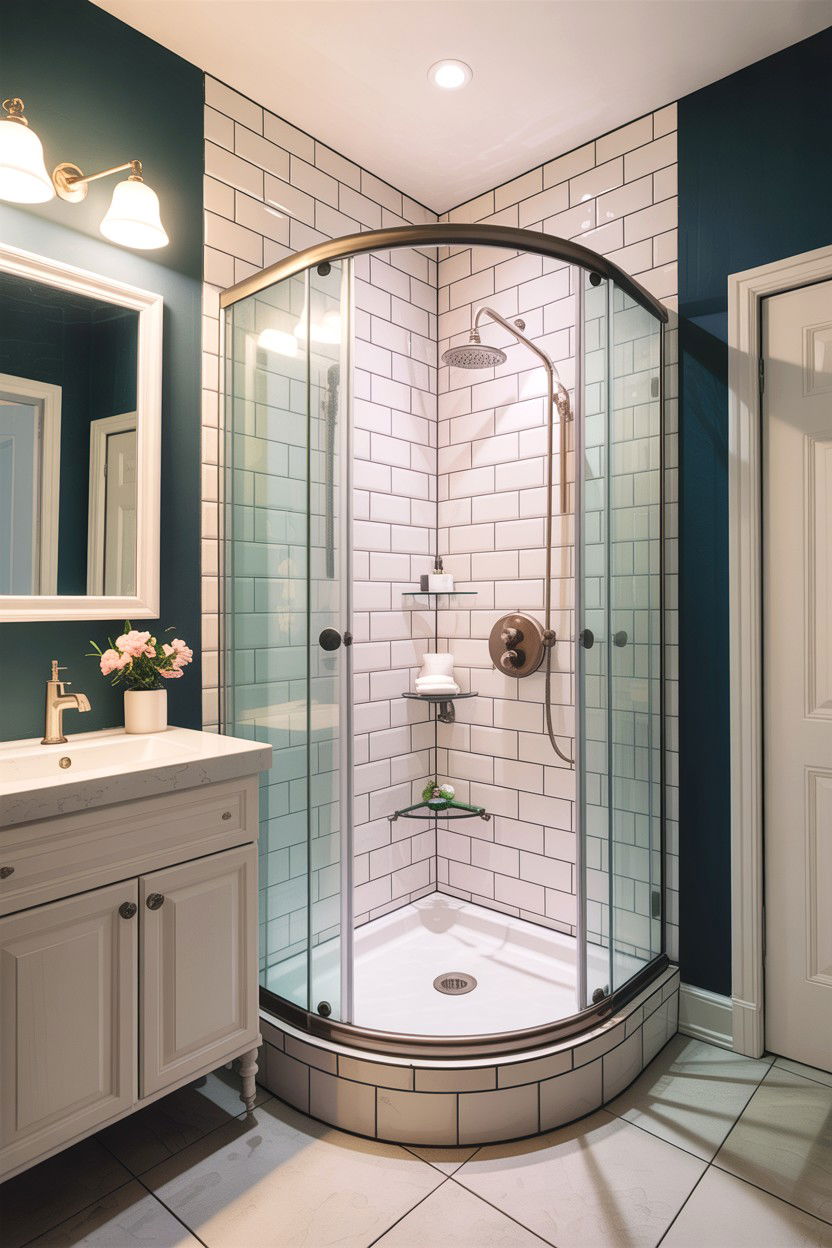 Corner Shower Small Bathroom - 30 bathroom balance ideas