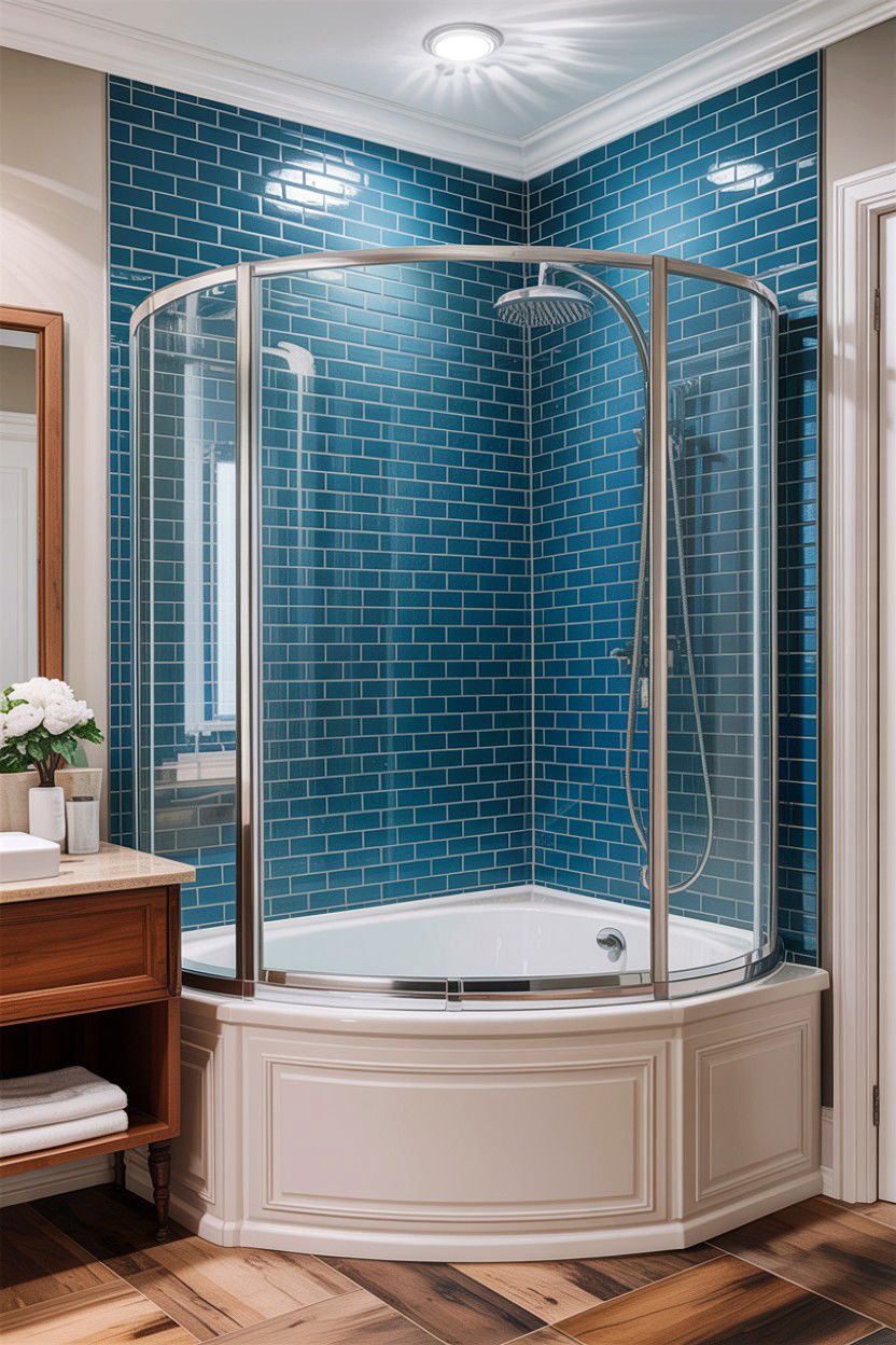 Corner Tub Shower Combo - 30 corner tub ideas