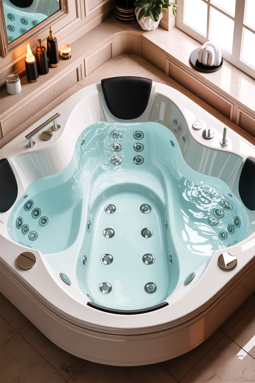 Corner Tub With Jets - 30 corner tub ideas